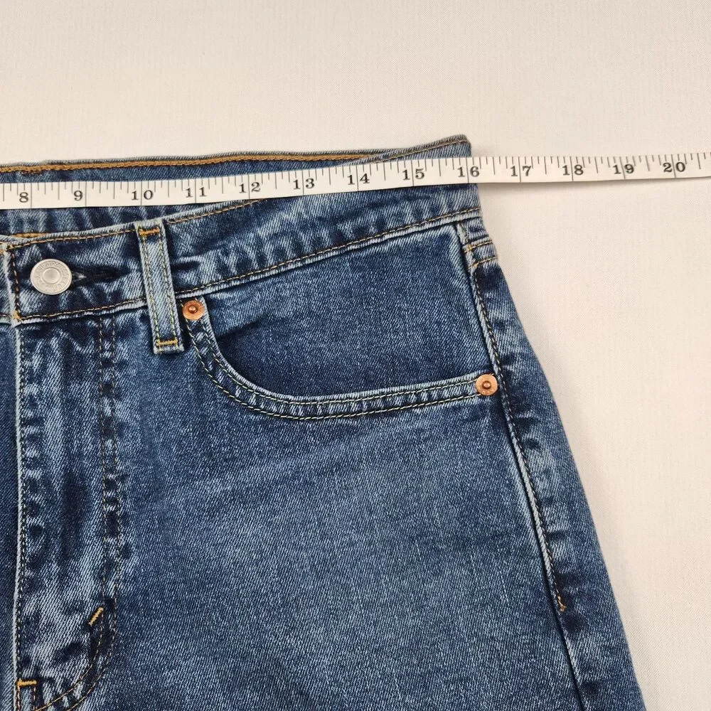 Levi's 505 Jeans Straight Leg Blue Mens 32x30 NWT Classic Casual Stretch